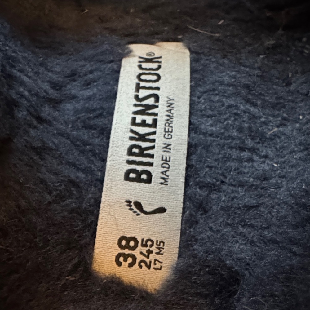 BIRKENSTOCK Arizona Big Buckle Shearling Sandals SZ 38 - Picture 2 of 6
